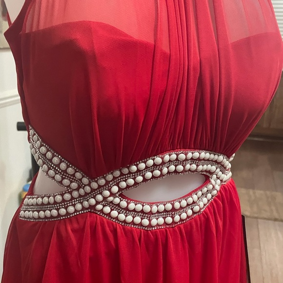 Speechless Infinity Cutout Waist Dress Size 5 - Picture 3 of 8